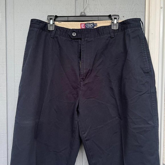 Champs Mens navy cotton dress pants size 40x30 - Picture 2 of 6